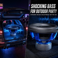 Subwoofer personnalisé 15 pouces Soway, amplificateurs de voiture et subwoofer audio