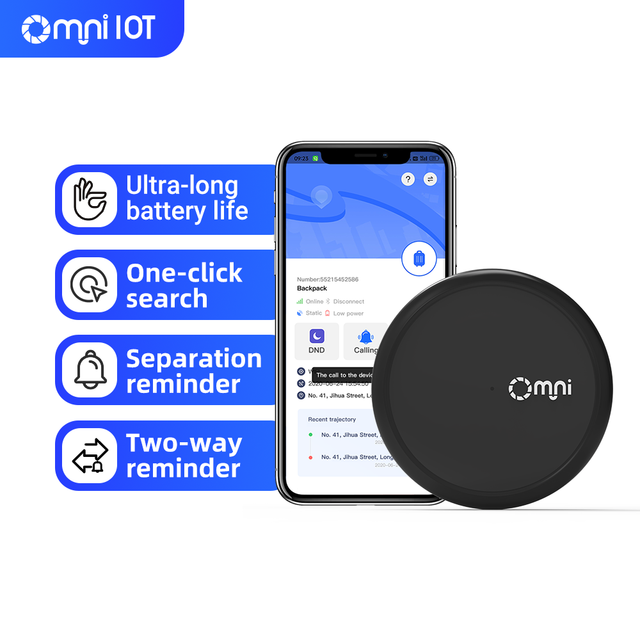 Mini Ble IP65 Smart Key Finder Wireless Tracker Tracker Locator and Intelligent Tracking