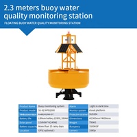 Bouée flottante marine de 1.8m Surveillance de la qualité de l'eau de mer Bouée intelligente Panneaux solaires alimentés par GPS