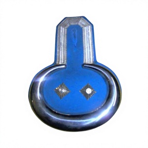 Épaulettes brodées de haute qualité à coudre, motif lune bleue et argentée, style classique THREEATONE ENTERPRISES (Modèle TE-1811) - Product Image 1