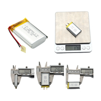 Batterie Li-polymère certifiée ROHS UL1642 KC 102540 3,7 volts, cellule en pochette 1200 mAh avec garantie de 12 mois pour les enregistreurs vocaux