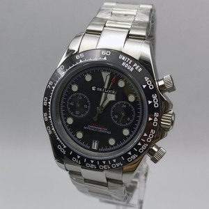 Reloj de Pulsera para Hombre SEILOCE de Acero Inoxidable con Movimiento Japonés VK64, Cronógrafo de Cuarzo, Diseño Personalizado - Product Image 4