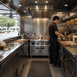 Commercial Double Tank Induction Fryer 8kW Floor Standing Deep Fryer for Restaurants Food Stalls Catering and Dealers - Product Image 5