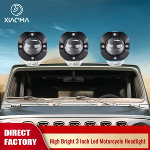 Venda quente 3 polegadas LED luz de condução vagens lâmpada laser off-road piscando luz de trabalho LED quadrada para carro caminhão Jeep