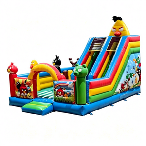Structure gonflable commerciale pour enfants avec toboggan, idéale pour la location événementielle et les fêtes - Product Image 4