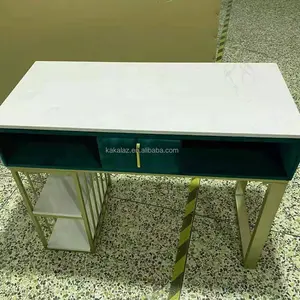 Современный Дизайн ногтевой стол мобильная станция вращающийся макияж поезда чехол