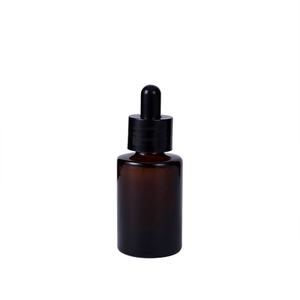 Wholesale Flat Shoulder 30ml 50ml 60ml 100ml Amber Frosted Transparent Black Glass Serum Dropper Essential <b>Oil</b> <b>Bottle</b> - Product Image 4