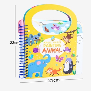 QINGTANG CRAFTS libro di pittura magica libro da disegno per bambini libro d'acqua portatile - Product Image 5