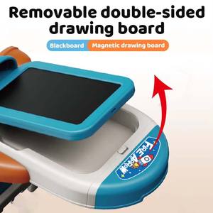 2025 Kinder Bestseller Pädagogisches 2-in-1 Doppelseitiges Zeichenbrett Spielzeug Multifunktionales Raketen-Farbmagnet-Zeichenbrett Spielzeug - Product Image 4