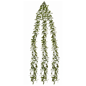 Artificial Hanging Willow Leaf Creeper Plant Long Green Vine for Home Balcony <b>Wall</b> Garden Indoor Outdoor Decoration - Product Image 4