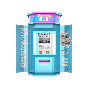 Nouveau design Photomaton Photomaton rétro Photomaton à impression de type <span class=keywords><strong>journal</strong></span> Appareil photo populaire tout-en-un - Product Image 3