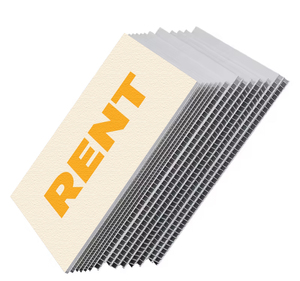 Panneau d'affichage en plastique PP hollo imperméable à l'eau personnalisé pour la <span class=keywords><strong>location</strong></span> et la vente de maisons avec piquets en H - Product Image 1