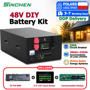 ชุดแบตเตอรี่ Lifepo4 48v สำหรับประกอบเอง พร้อมกล่องแบตเตอรี่ RS485 CAN JK V19 200A BMS สำหรับเก็บพลังงานในที่อยู่อาศัย คลังสินค้าโปแลนด์ DDP - Product Image 1