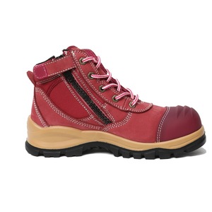 Botas de Seguridad de Tobillo para Mujer, de Cuero Nubuck, con Punta de Acero, Impermeables, de Corte Bajo, Venta Directa de Fábrica, OEM/ODM, Gran Venta <span class=keywords><strong>en</strong></span> Australia - Product Image 4