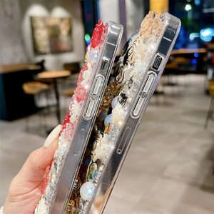Funda de Teléfono de Lujo con Brillantes y Diamantes de Imitación para iPhone 17 Pro <span class=keywords><strong>Max</strong></span>, Fundas Protectoras con Purpurina para Chicas - Product Image 4