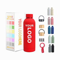 Botol Vakum Stainless Steel Mulut Kecil Kapasitas Besar Botol Air Olahraga Termos Portabel Outdoor Dapat Dikustomisasi