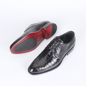 Zapatos Derby de cuero genuino estilo británico para hombre – Zapatos formales de vestir con cordones y forro transpirable - Product Image 2