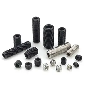 Hex Head Socket Set Screw M12X20 Bolt With Ball Point #10-32 Unf Nylon Metric Screws Tip Hexagon All Kinds Of Cone Grub