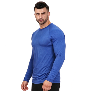 Nouveau design du fabricant : Pull tricoté à manches longues col rond pour homme – Haut de sport d'automne – T-shirt à manches longues pour homme - Product Image 1