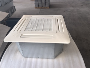 Low Noise Central Air Conditioning System Chilled Water Type Ceiling <b>Mounted</b> Cassette Fan Coil Unit High-Efficiency Particulate - Product Image 3