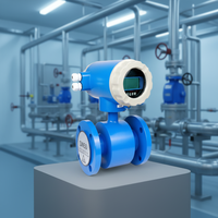 Kaifeng OEM Water Flowmeter DN100 4 Inch 0.5%R Calibration Stainless Steel Magnetic Flow Meter Electromagnetic Water Meter