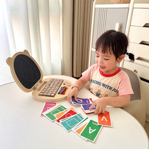 Tavolo da <span class=keywords><strong>disegno</strong></span> di simulazione in legno per bambini Design creativo del Computer per Computer giocattoli per finzione e educazione precoce - Product Image 3