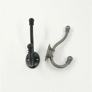 Wall Mount Vintage Cast Iron Coat Hooks