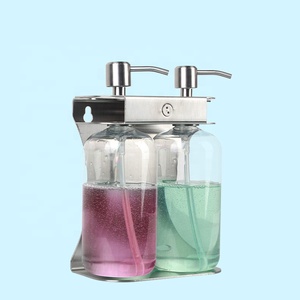 <span class=keywords><strong>Dispenser</strong></span> di <span class=keywords><strong>Sapone</strong></span> Liquido Ecologico in Acciaio Inox <span class=keywords><strong>con</strong></span> <span class=keywords><strong>Ventosa</strong></span> per Bagno, Uso Domestico e Alberghiero - Product Image 4