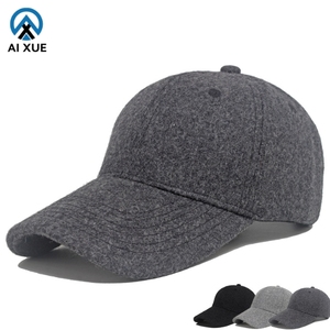 Nueva llegada Unisex invierno cálido sombrero deportivo <span class=keywords><strong>de</strong></span> <span class=keywords><strong>lana</strong></span> logotipo personalizado gorra <span class=keywords><strong>de</strong></span> béisbol <span class=keywords><strong>para</strong></span> correr al aire libre estilo Vintage Formal deportes <span class=keywords><strong>lana</strong></span> - Product Image 1