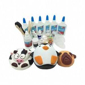 DIY <b>Slime</b> Making Kit Creative Educational Toys Kids Lab Glue Activator Diy <b>Slime</b> Set with Squishy Toys - Product Image 3