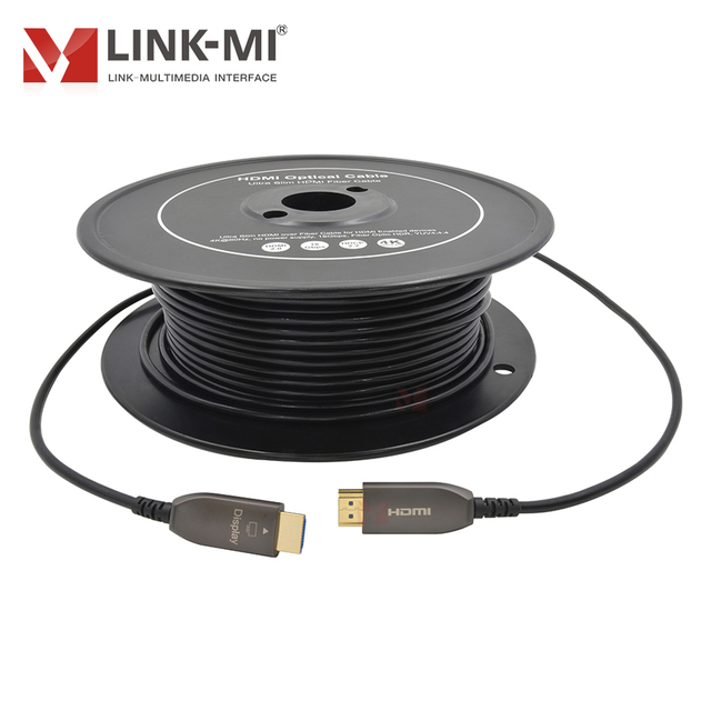 AOC Cable 4K60Hz 18Gbps Ultra Slim HDMI 2.0 HDCP 2.2 Optical Fiber Cable 10M 15M 20M 25M 30M 35M 50M 100M