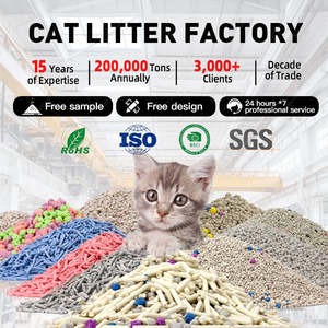 Fournisseur de litière pour chat à base de plantes naturelles, sans poussière, sans odeur, faible suivi, absorption rapide, biodégradable, agglomérante, à base de manioc - Product Image 6