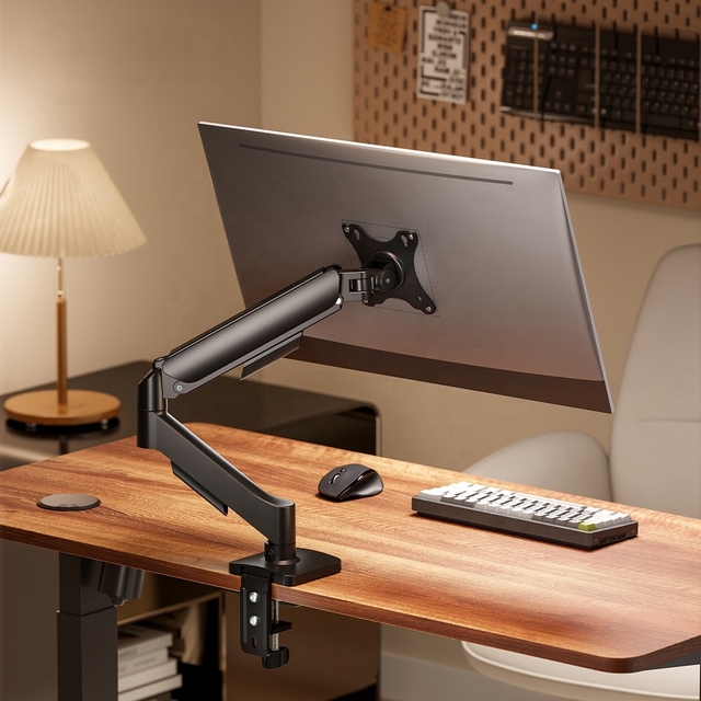 LDT97-C012E 17"-32" 9kg Super Economical Mechanical Spring Single Monitor Arm Computer VESA Mount Single Monitor Stand Bracket