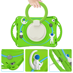 Trẻ Em Chống Sốc Trường Hợp Máy Tính Bảng Cho iPad Không Khí 2 / 9.7 Trẻ Em Đầy Đủ Bảo Vệ Bìa Trường Hợp Với Chủ - Product Image 6