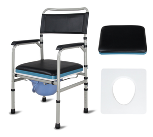 Cadeira de Banho para Deficientes Chuangen CLT-09 com Rodas em Aço Carbono/Alumínio Ajustável em 5 Níveis - Product Image 4