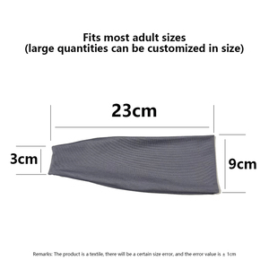 Dây Đeo Đầu Thể Thao Bằng Vải Thun Polyester In Logo Tùy Chỉnh Cho Nam, Dùng Cho Yoga, Chạy Bộ, Bóng Rổ - Product Image 5