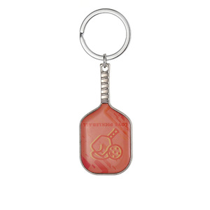 Pendentif créatif en alliage de zinc en forme de raquette de pickleball, porte-clés de sport DIY pour les fans de sport, souvenir de tournoi, cadeau - Product Image 6