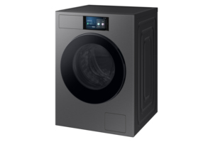 Lavadora de carga frontal con pantalla táctil LCD de la marca Bespoke AI Home, modelo WF90F09C4SU3, estándar frontal de 9 kg para el hogar. - Product Image 2