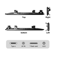 11.26 "miroir Portable sans fil Carplay Androidauto 4K Wifi double caméra miroir sauvegarde vue arrière DVR enregistreur vidéo Dash Cam