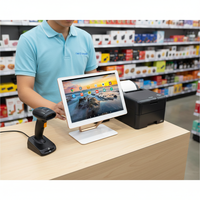 Systèmes de point de vente populaires pour la vente au détail, personnalisation OEM ODM, écran unique 15,6 pouces, systèmes de point de vente populaires pour la vente au détail