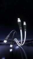 Cable USB Tipo-C Flexible de Silicona de 1M con Conductor de Cobre Puro para Teléfonos Móviles - Carga Rápida de 3A y Transferencia de Datos