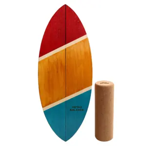 Meta2balance Custom Color Handmade Holz Balance Board Malerei Oberfläche Balance Board Einzelhandel