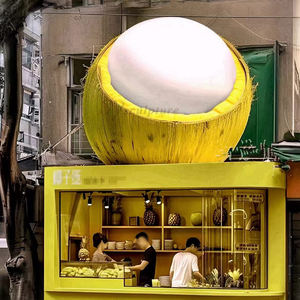 Décoration de Porte Géante 3D en Fibre de Verre, Statue de Jardin Géante, Sculpture d'Extérieur pour Restaurant Fast-Food et Centre Commercial, Alimentaire en Résine Personnalisée - Product Image 3