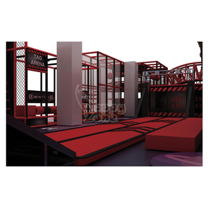 <span class=keywords><strong>Cours</strong></span> personnalisé <span class=keywords><strong>de</strong></span> guerrier ninja arène sportive interactive pour enfants et adultes amusez-vous à des jeux d'obstacles pour le fitness - Product Image 1