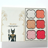 Catwoman Five-Page Eye Shadow Book Poudre à paupières, Fard à lèvres gelée, Blush et Crème à sourcils, Fini naturel et lisse, Multi-usage