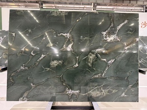 Green Island Cloud Marble - Natural Cloud Vein <strong>Stone</strong> Luxury Decorative Slab For Walls/Flooring/Countertops - Product Image 2