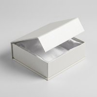 Scatola Rigida in Carta con Logo Personalizzato, Stampa e Goffratura Lucida, Chiusura Magnetica per Elettronica, Cosmetici, Set Regalo e Sapone