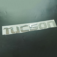 Emblème de voiture en chrome TUCSON, autocollant, décalcomanie pour Hyundai Tucson, pare-chocs avant et arrière, coffre, accessoire de modification extérieure