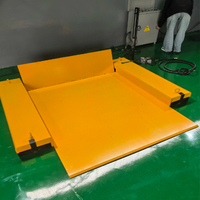Plateforme de levage à ciseaux portable à profil bas homologuée CE pour levage en hauteur