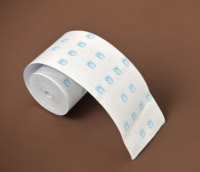 Papier thermique pour caisse enregistreuse POS à prix avantageux, rouleau de 80x80 mm, simple couche, ATM, restauration, à emporter, 100% pâte de bois pure, personnalisable